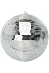 Netagon Silver Mirror Disco Disco Ball 300mm thumbnail 1