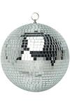Netagon Silver Mirror Disco Disco Ball 250mm thumbnail 1