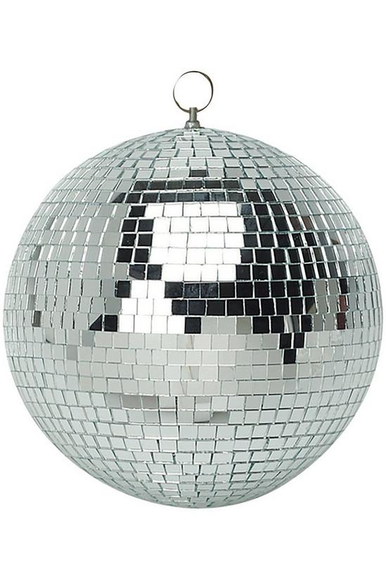 Netagon Silver Mirror Disco Disco Ball 250mm 1