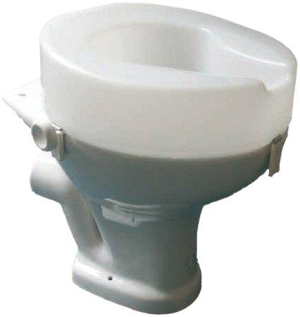 Ashby Raised Toilet Seat White