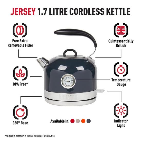 Haden Jersey Traditional Electric Fast Boil Kettle 2