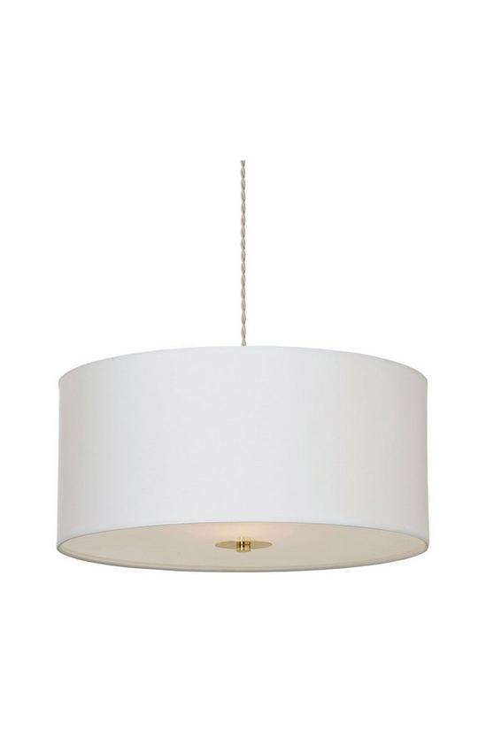 Village at Home 'Madaline' Pendant Shade Ivory and Gold 1