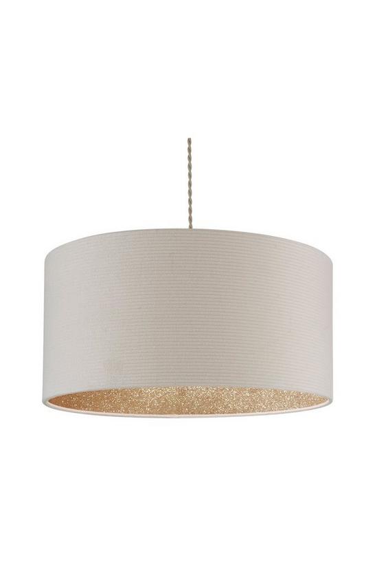Village at Home 'Dazzle' Pendant Shade Cream and Gold Inner 1