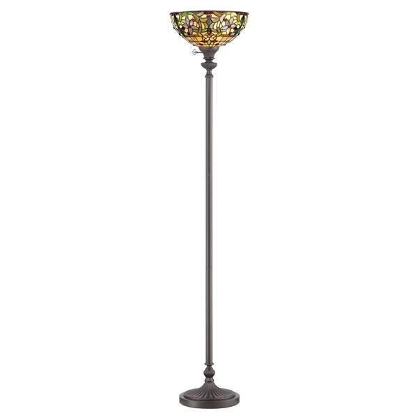 Kami 1 Light Floor Lamp Bronze E27