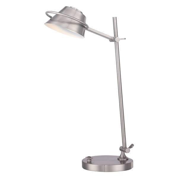 Spencer LED 7 Light Desk Lamp Brushed Nickel