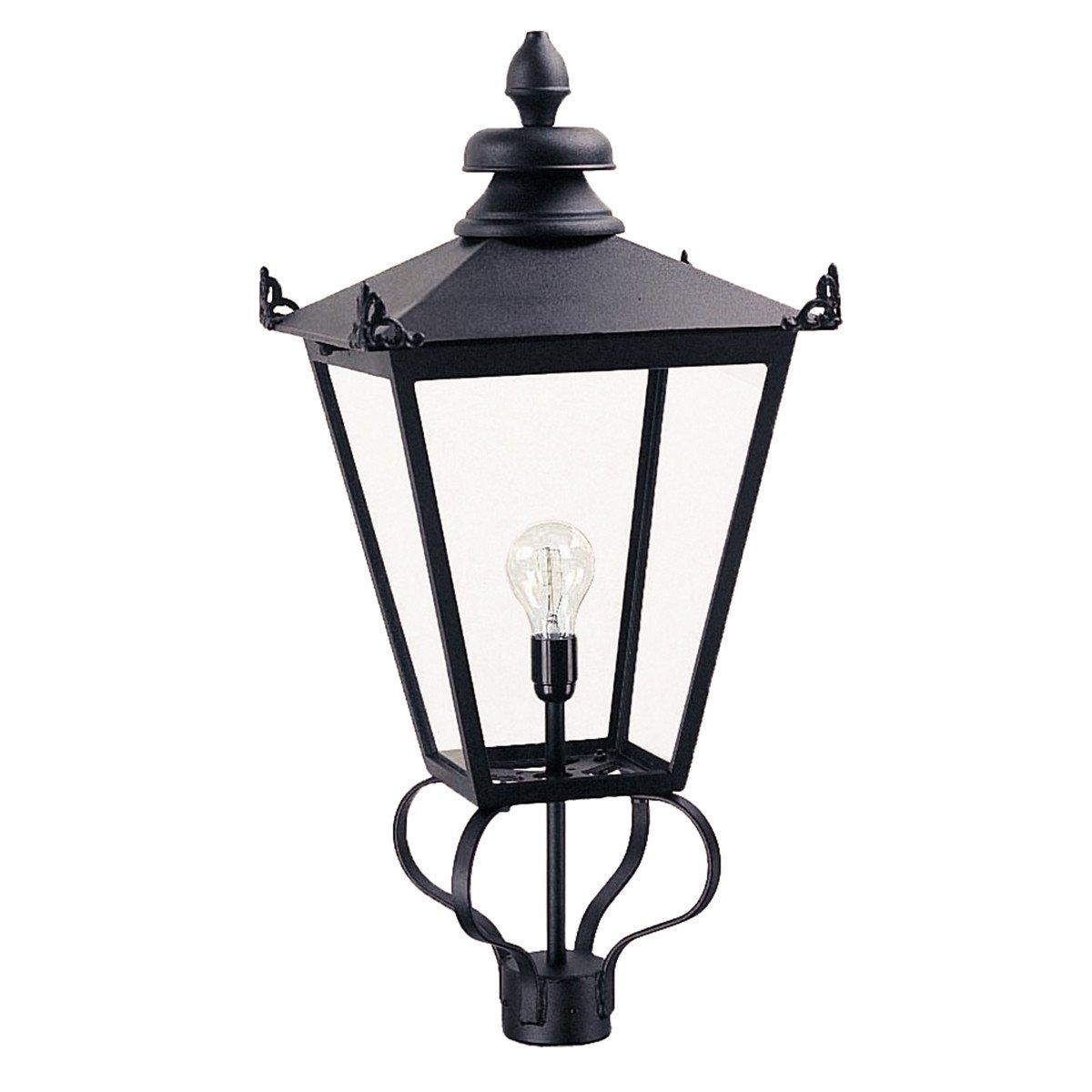 Wilmslow 1 Light Outdoor Post Lantern Black E27
