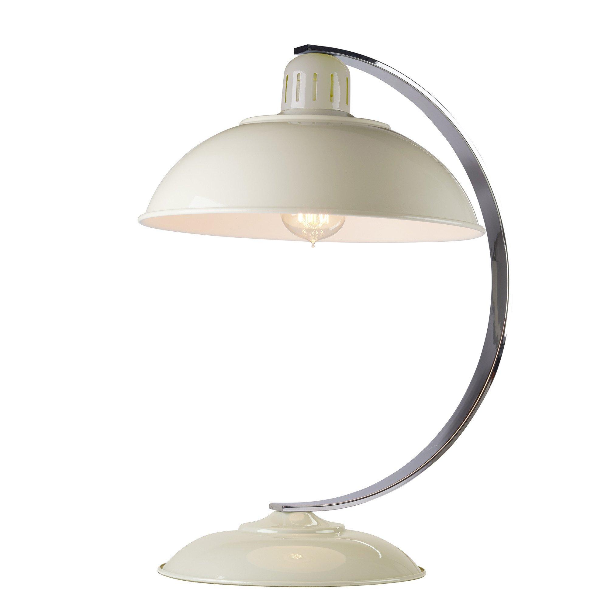 Franklin 1 Light Desk Lamp Oyster White E27