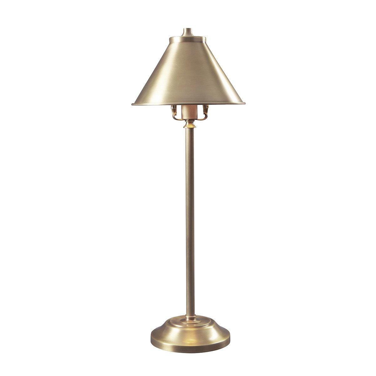 Provence 1 Light Table Lamp Antique Brass E14