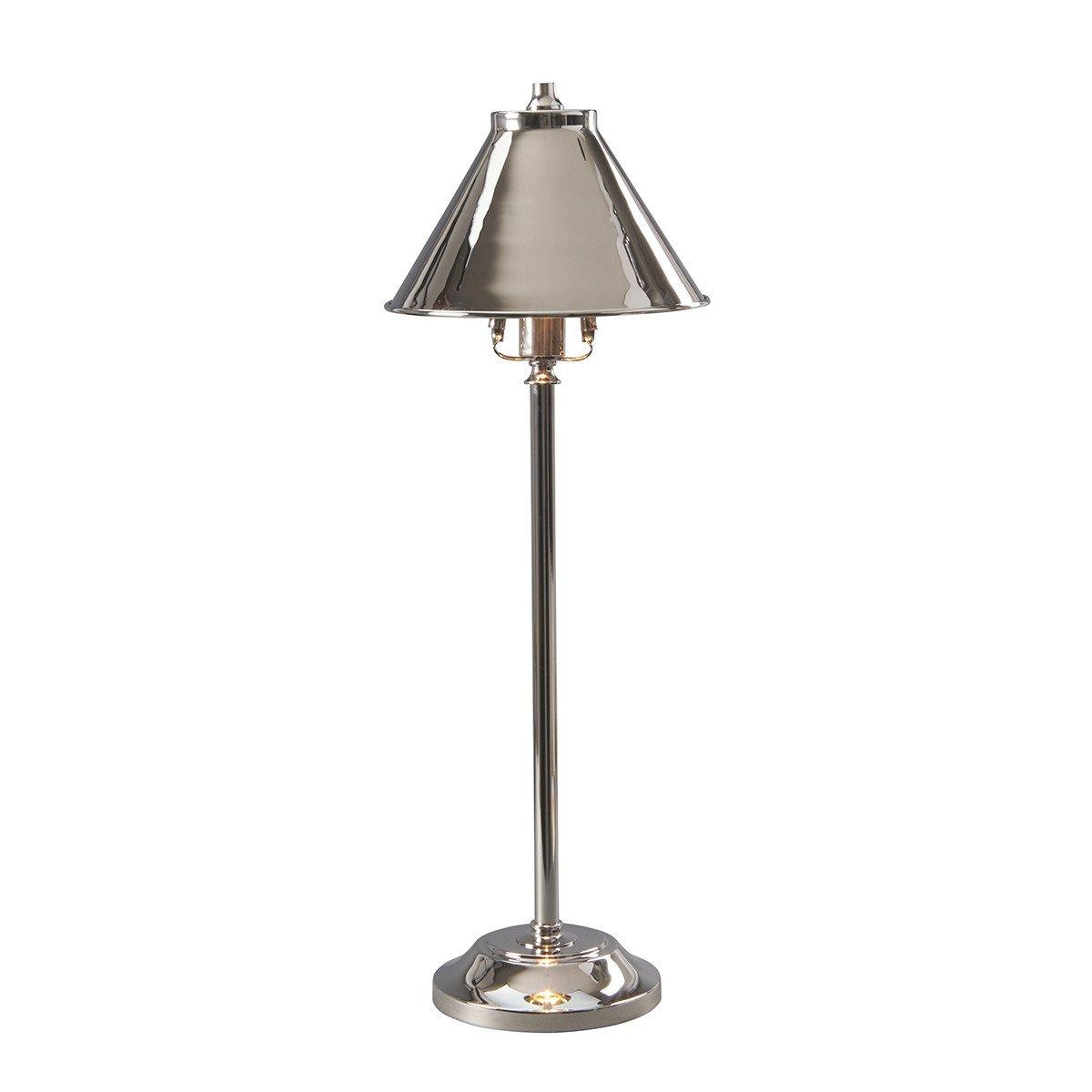 Provence 1 Light Table Lamp Polished Nickel E14
