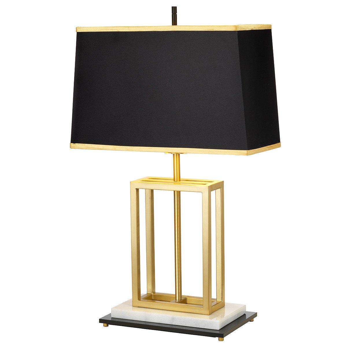 Atlas 1 Light Table Lamp Brushed Brass E27