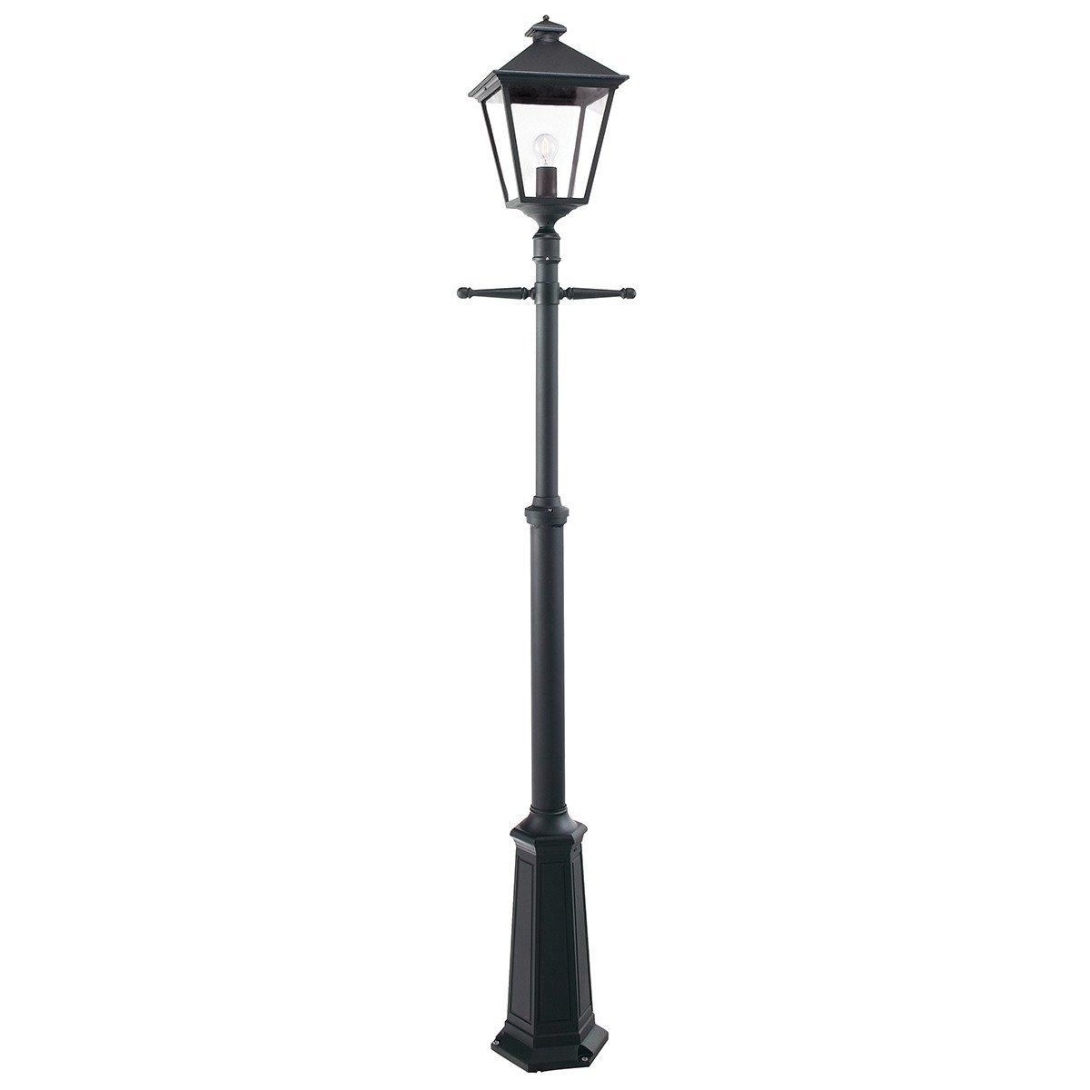 Turin Grande 1 Light Outdoor Post Signal Lantern Black IP54 E27