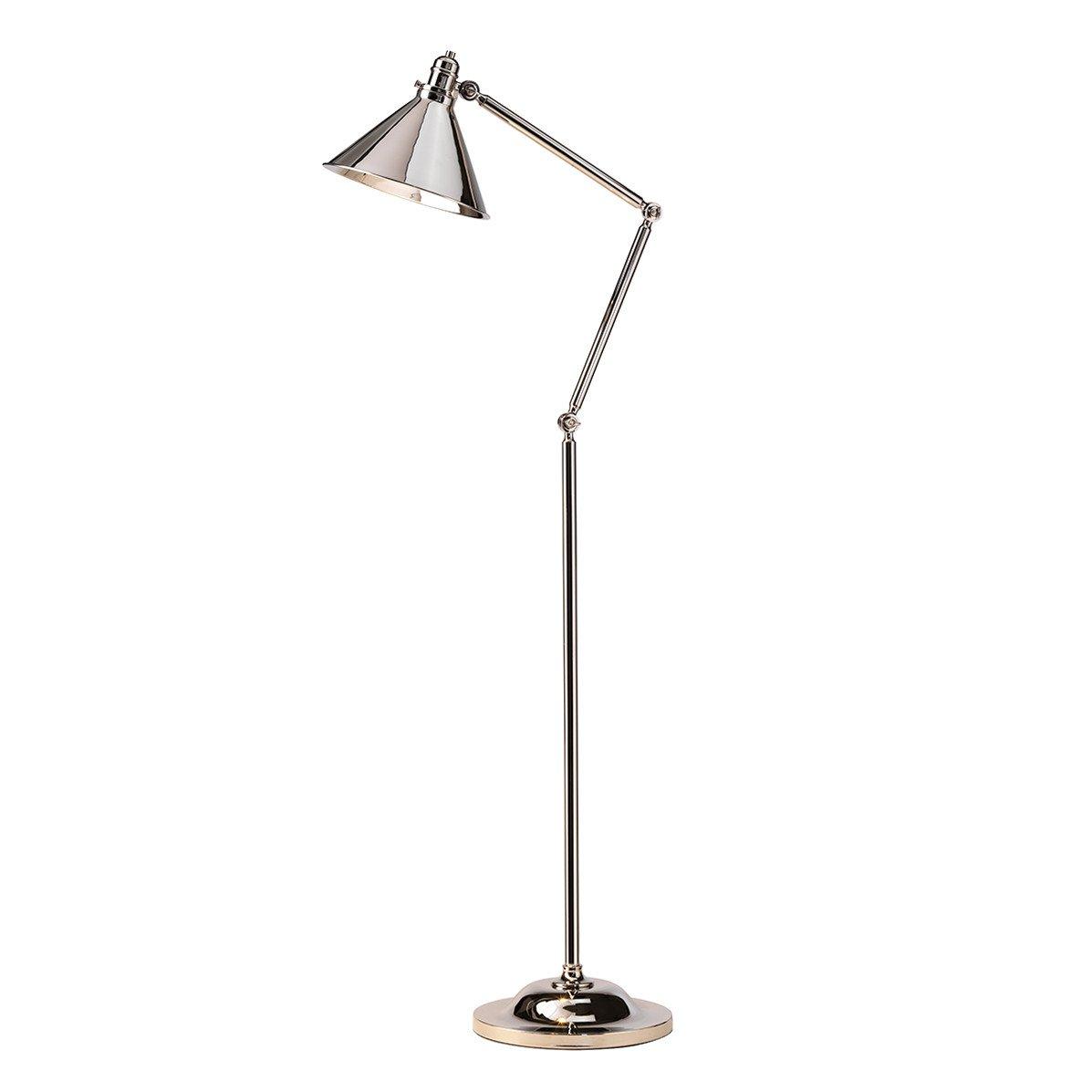 Provence 1 Light Floor Lamp Polished Nickel E27