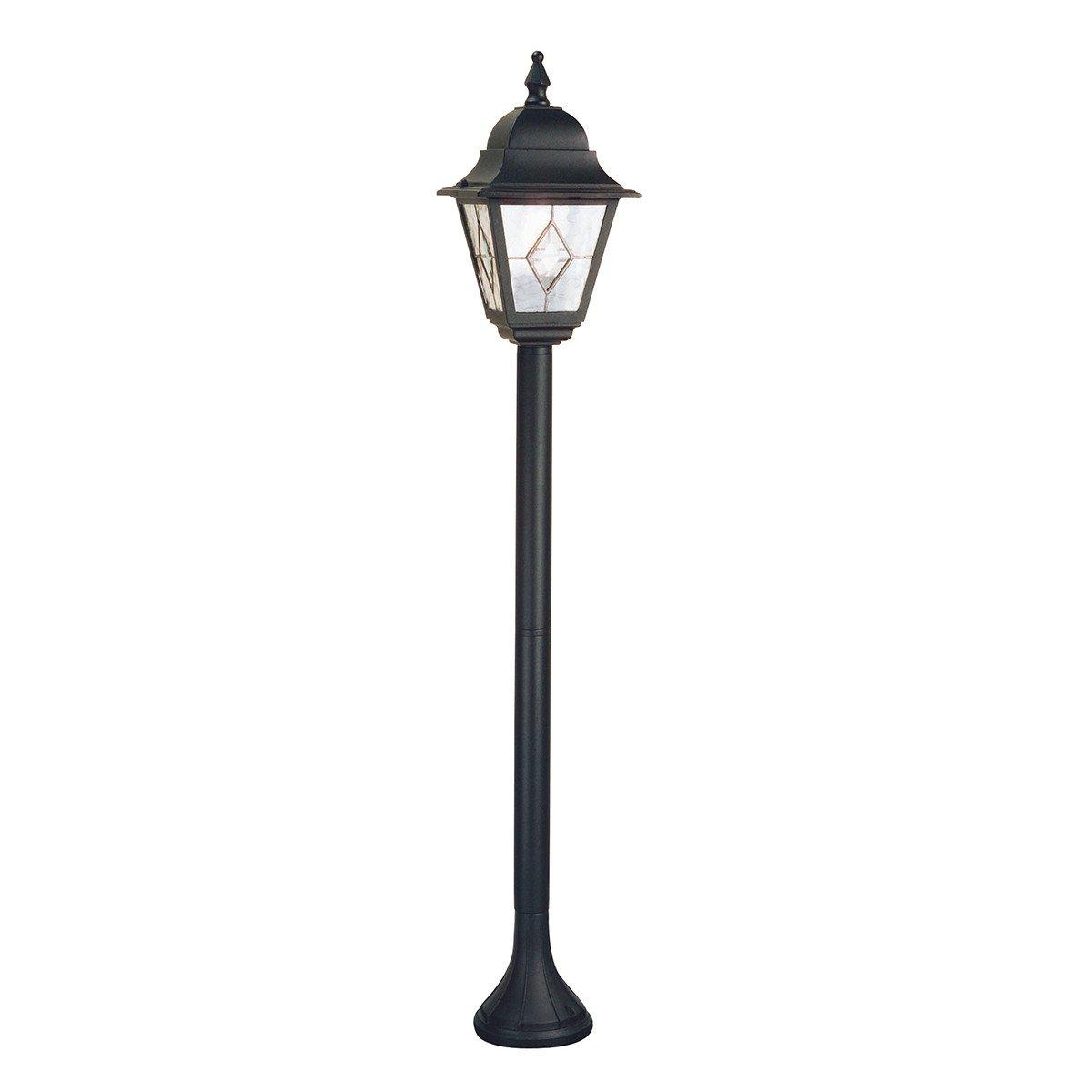 Norfolk 1 Light Outdoor Bollard Lantern Black IP43 E27