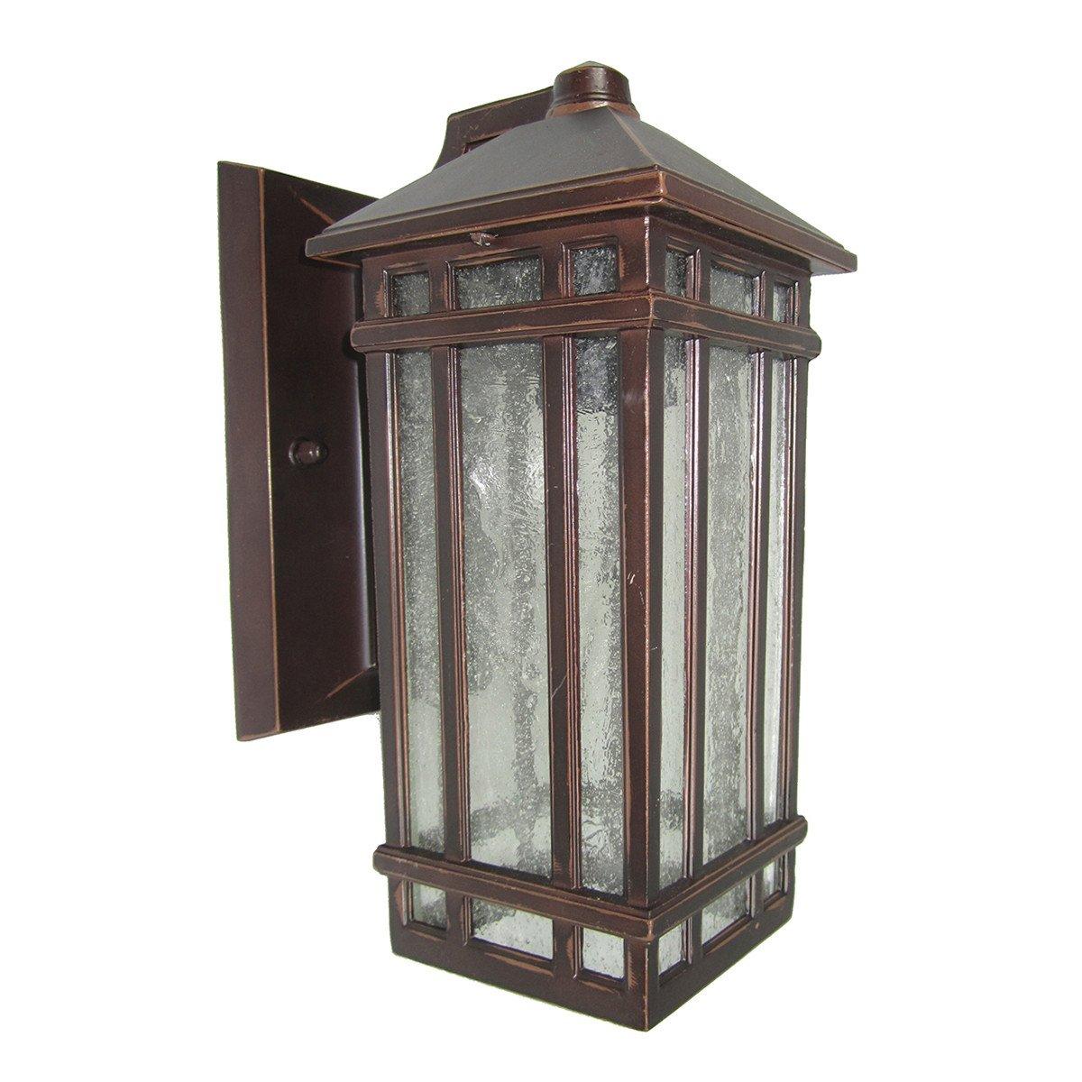 Chedworth 1 Light Outdoor Wall Lantern Light Bronze IP44 E27