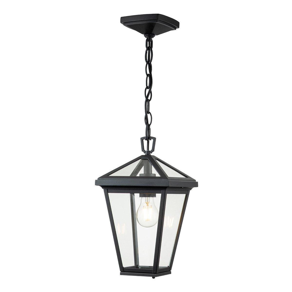 Hinkley Alford Place Outdoor Pendant Ceiling Light Museum Black IP44
