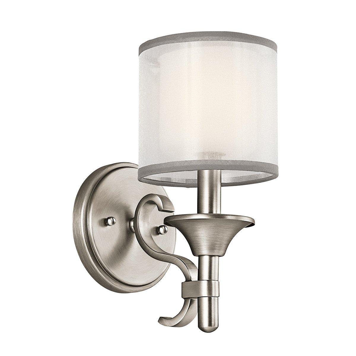 Lacey 1 Light Wall Light Antique Pewter E14