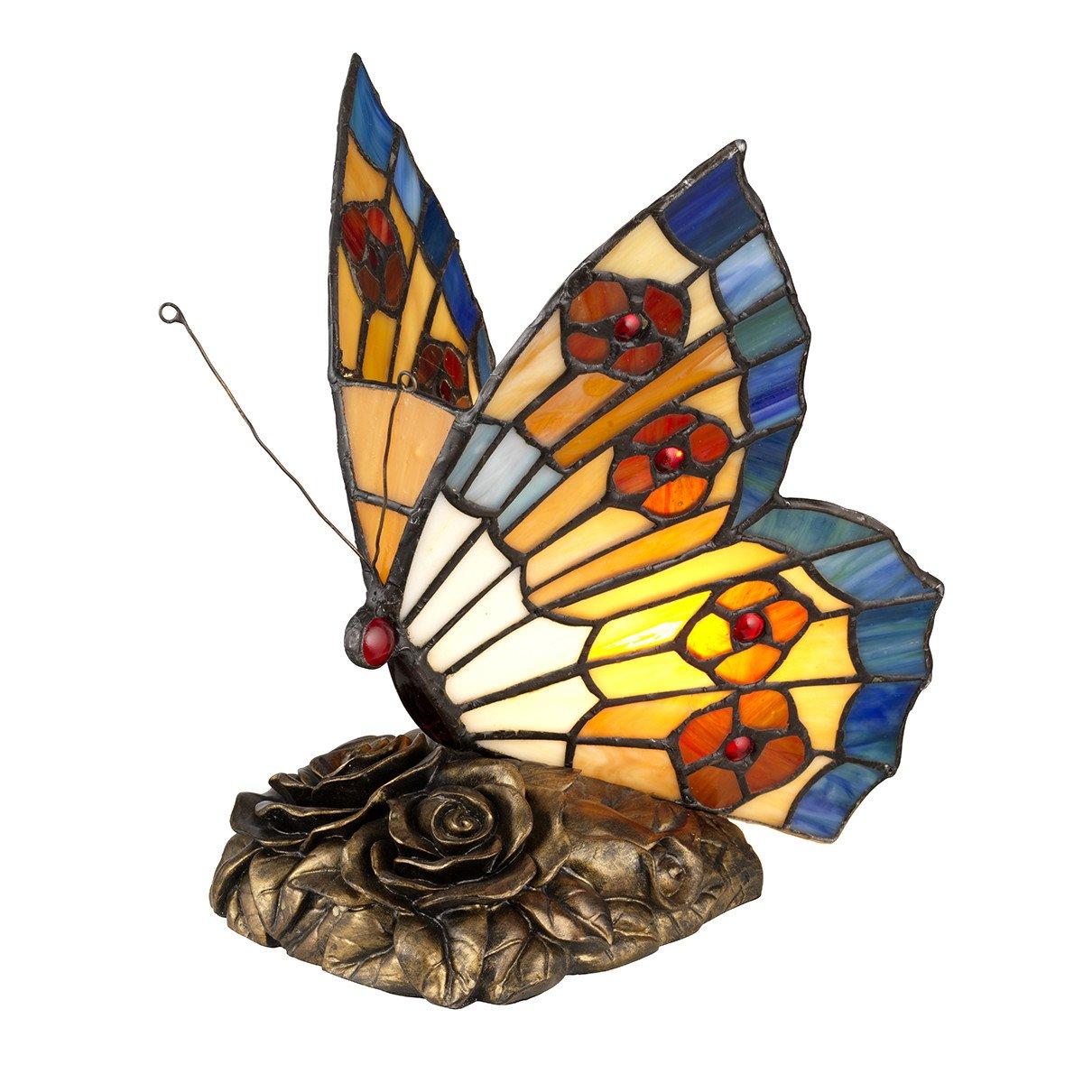 Butterfly Tiffany Lamp Architectural Bronze G9