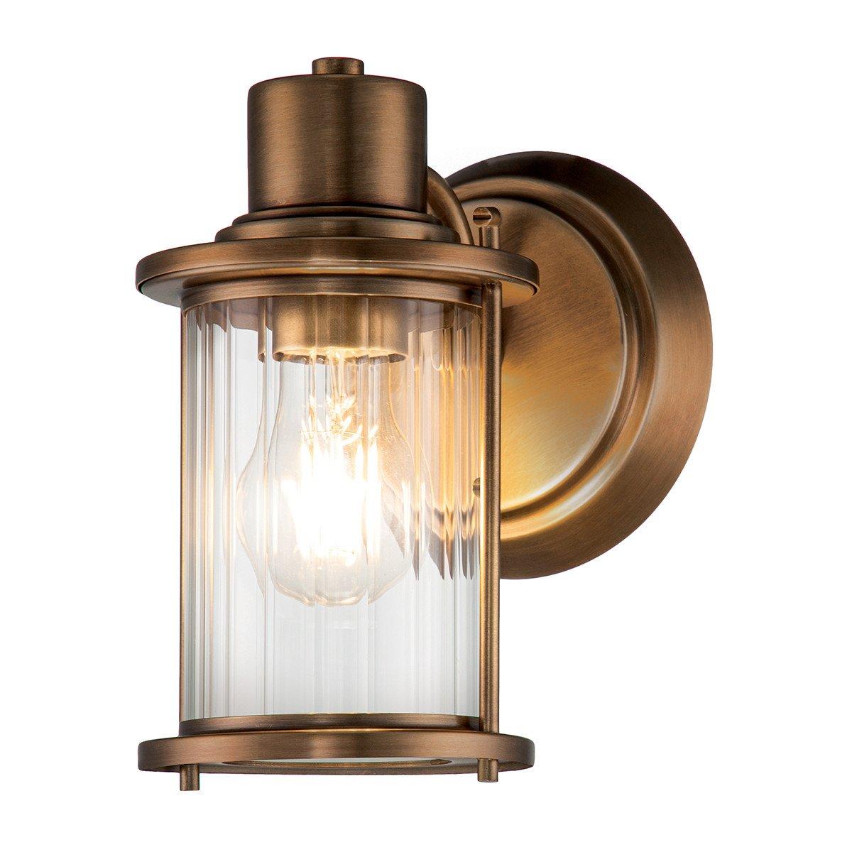 Quoizel Riggs Wall Lamp Weathered Brass IP44