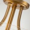 Netlighting Quoizel Hollister Bowl Semi Flush Ceiling Light Brushed Brass thumbnail 5