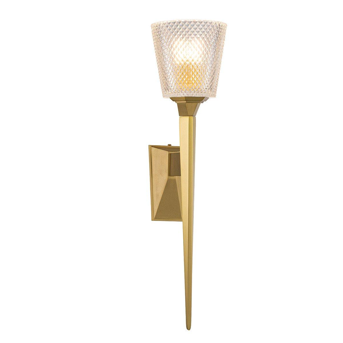 Verity Wall Lamp Brushed Brass IP44
