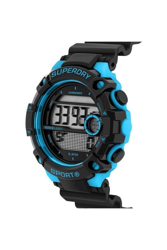 Superdry 'Radar Sport' Plastic/Resin Fashion Digital Quartz Watch - SYG291BU 2