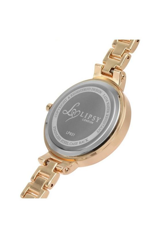 Lipsy Fashion Analogue Quartz Watch - Lplp831 3