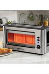 Daewoo 2 Slice Glass Front Ultra Wide Toaster SDA1060GE thumbnail 2
