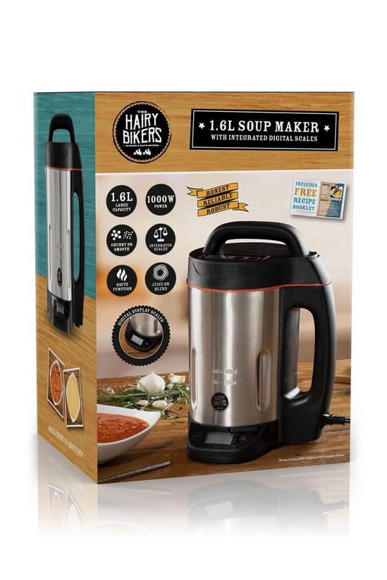 Hairy Bikers Soup Maker 1.6 Litre with Integrated Scales 1000W Silver 6