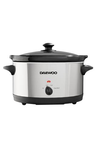 Daewoo 3.5 Litre Slow Cooker 210W Efficient Dishwasher Safe SDA1364GE