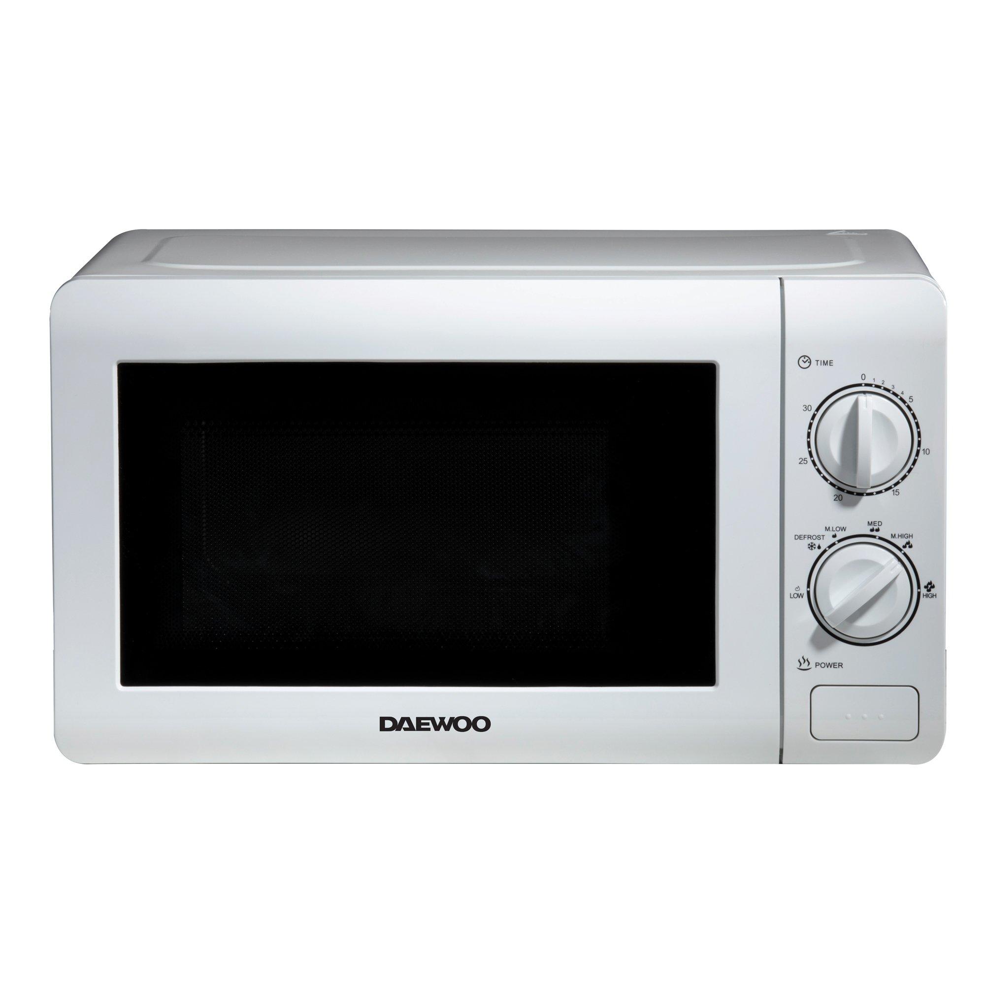20 Litre Microwave 800W Easy Clean Exterior 6 Power Settings White
