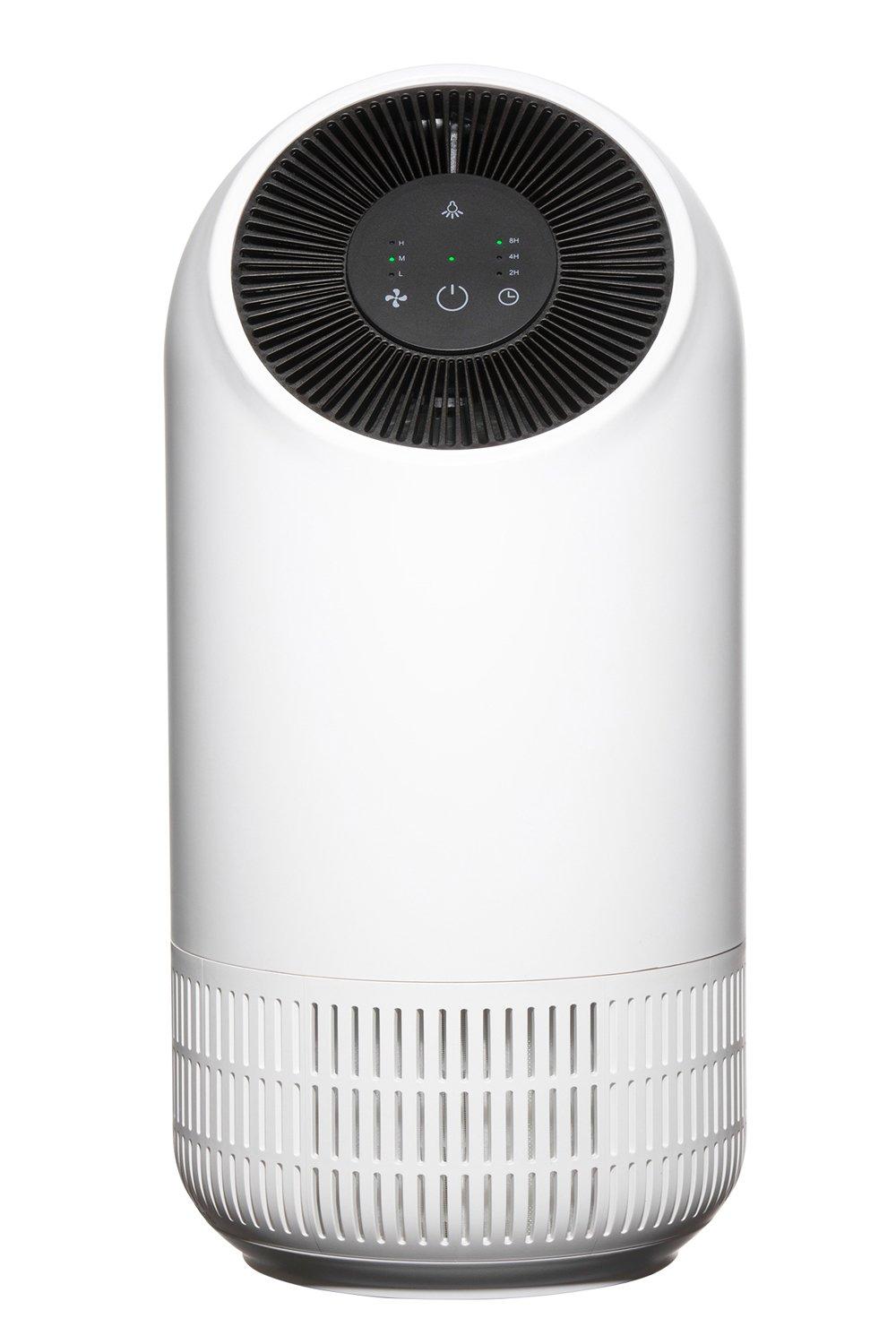 Air Purifier Portable Anti Allergy Hay Fever HEPA Filter White