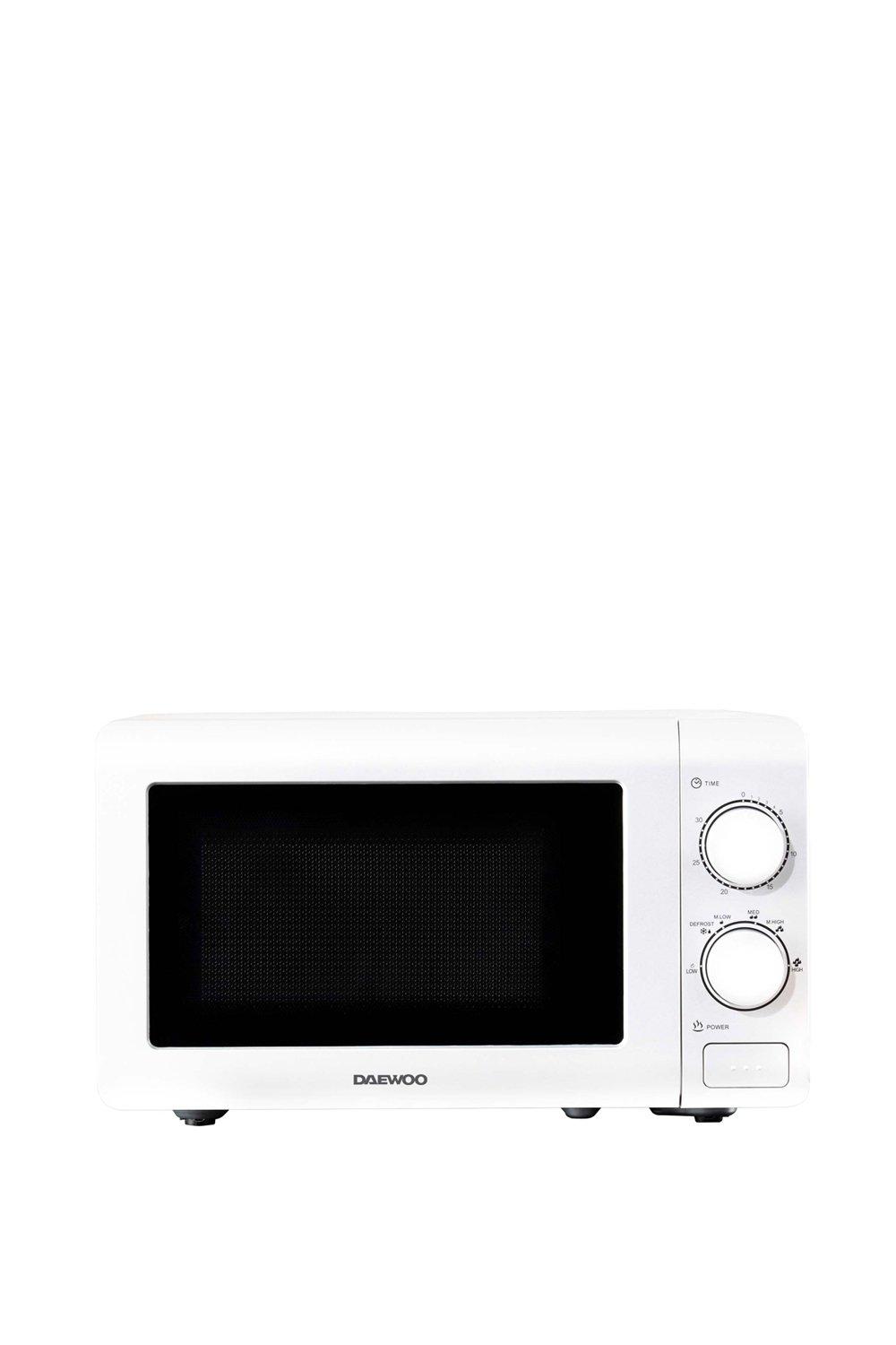 800w Microwave 20 Litre Family Sized with Defrost Function White