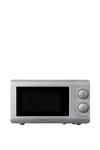 Daewoo 800w Microwave 20 Litre Family Sized with Defrost Function Silver thumbnail 3