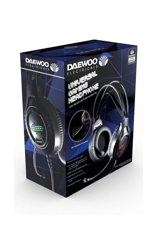 Daewoo Gaming Headset Stereo Headphones with Mic RGB PS4 PS5 Xbox PC 6