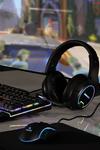 Daewoo Bluetooth Wireless Gaming Headset 7.1 Surround Sound LED for PC PS4 PS5 Xbox thumbnail 2