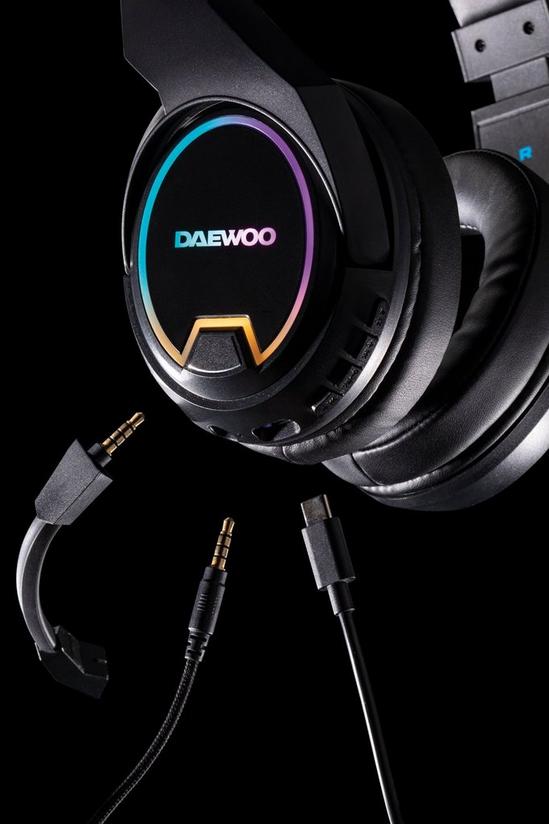Daewoo Bluetooth Wireless Gaming Headset 7.1 Surround Sound LED for PC PS4 PS5 Xbox 5