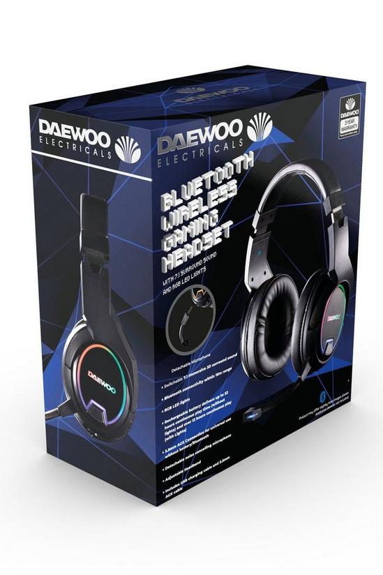 Daewoo Bluetooth Wireless Gaming Headset 7.1 Surround Sound LED for PC PS4 PS5 Xbox 6
