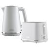 Daewoo Stirling Jug Kettle and 2 Slice Toaster Set 3KW Fast Boil 1.7L White thumbnail 1