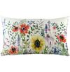 Evans Lichfield Wild Flowers Hand-Painted Floral Cushion thumbnail 1