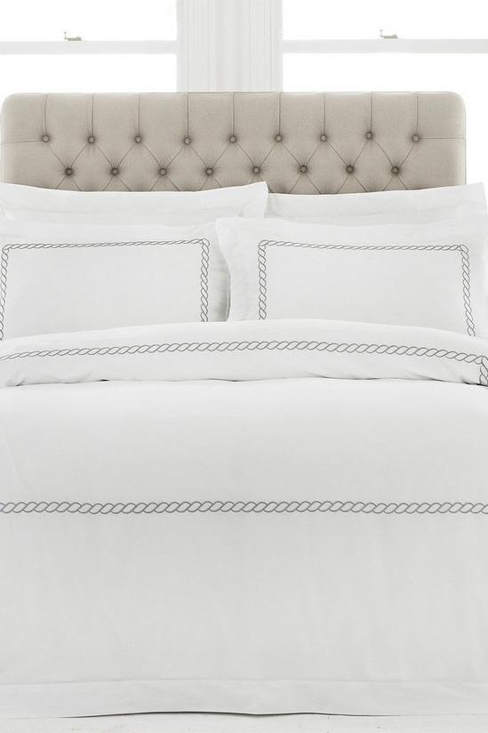 Paoletti Cleopatra 200TC Cotton Embroidered Duvet Cover Set 1