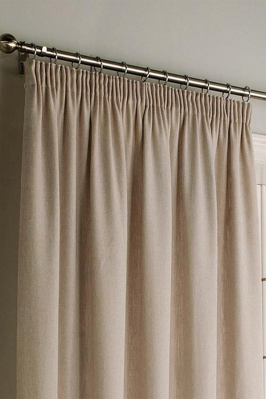 Furn Harrison Herringbone Weave Pencil Pleat Curtains 2