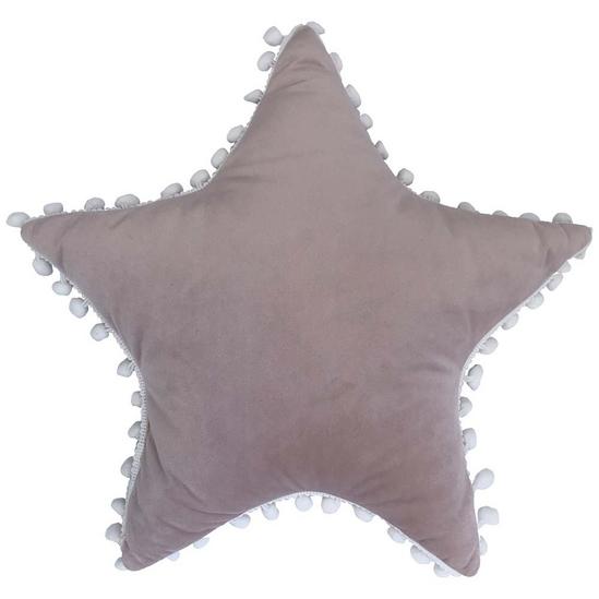 Furn Star Pom Pom Faux-Velvet Novelty Cushion 1