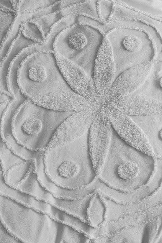 Linen House Manisha Medallion Tufted Duvet Cover Set 3