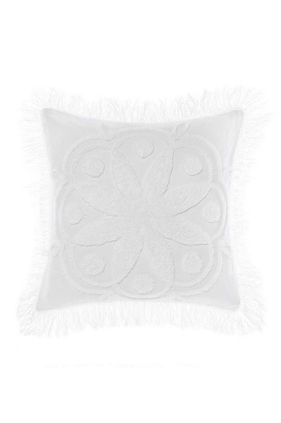 Linen House Manisha Medallion Tufted Pillowcase Sham 1