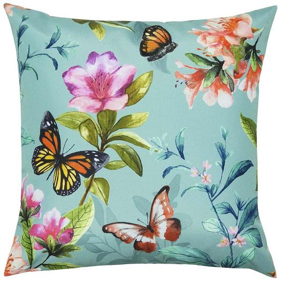 Evans Lichfield Butterfly Botanical Water & UV Resistant Outdoor Cushion 1