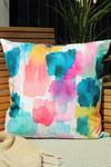 Evans Lichfield Watercolours Abstract Water & UV Resistant Outdoor Cushion thumbnail 4