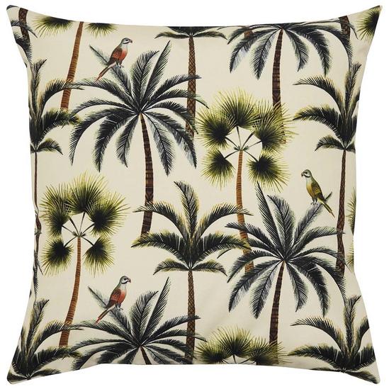 Evans Lichfield 'Palms Square' Tropical Outdoor Cushion 1