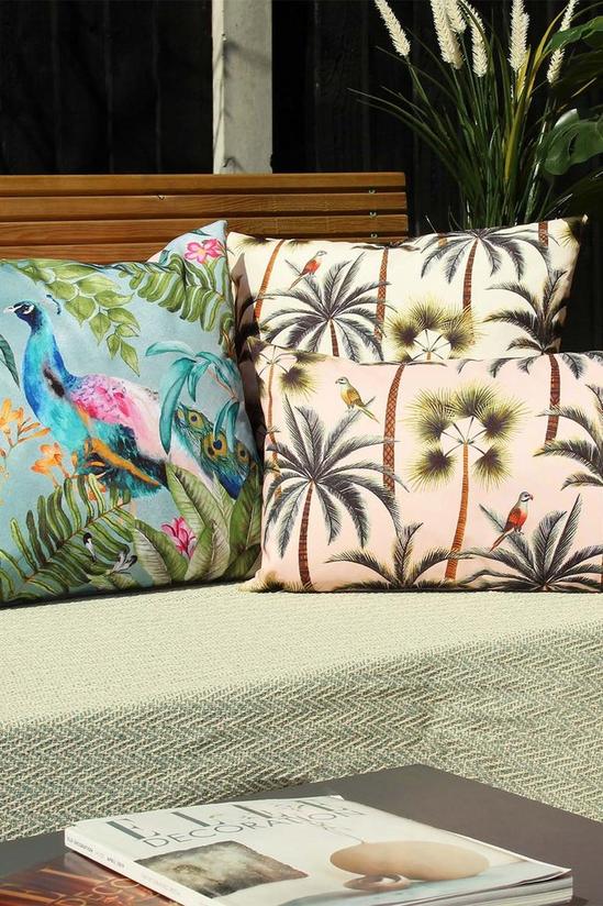 Evans Lichfield 'Palms Square' Tropical Outdoor Cushion 5