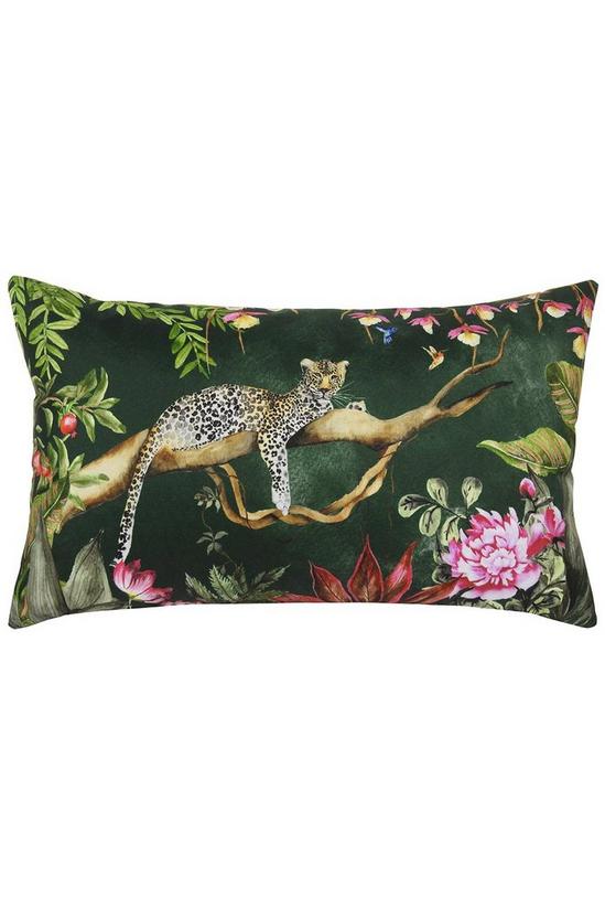 Evans Lichfield Leopard Animal Rectangular Water & UV Resistant Outdoor Cushion 1