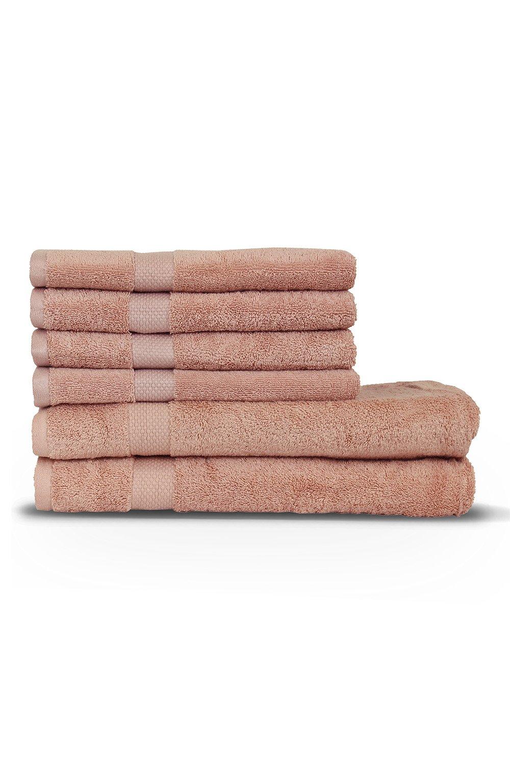 Loft Combed Cotton 6-Piece Hand/Bath Sheet Towel Bale